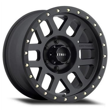 Method Race Wheels mr309 grid 17x8.5 8x165.1 0et 130.81mm matte black wheel Fits select: 2013-2023 RAM 2500, 2000-2010 CHEVROLET SILVERADO