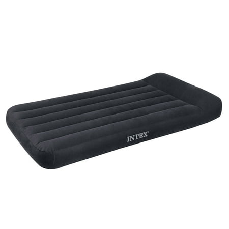 Intex Dura Beam Classic Pillow Rest Fiber Tech Airbed with Built In Pump, (Best Inflatable Toddler Bed)