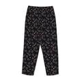 thumbnail image 5 of Naloa Cool Skull Love Print Women’s Ultra-Soft Comfy Pajama Lounge Pants with Pockets & Drawstring, 5 of 8