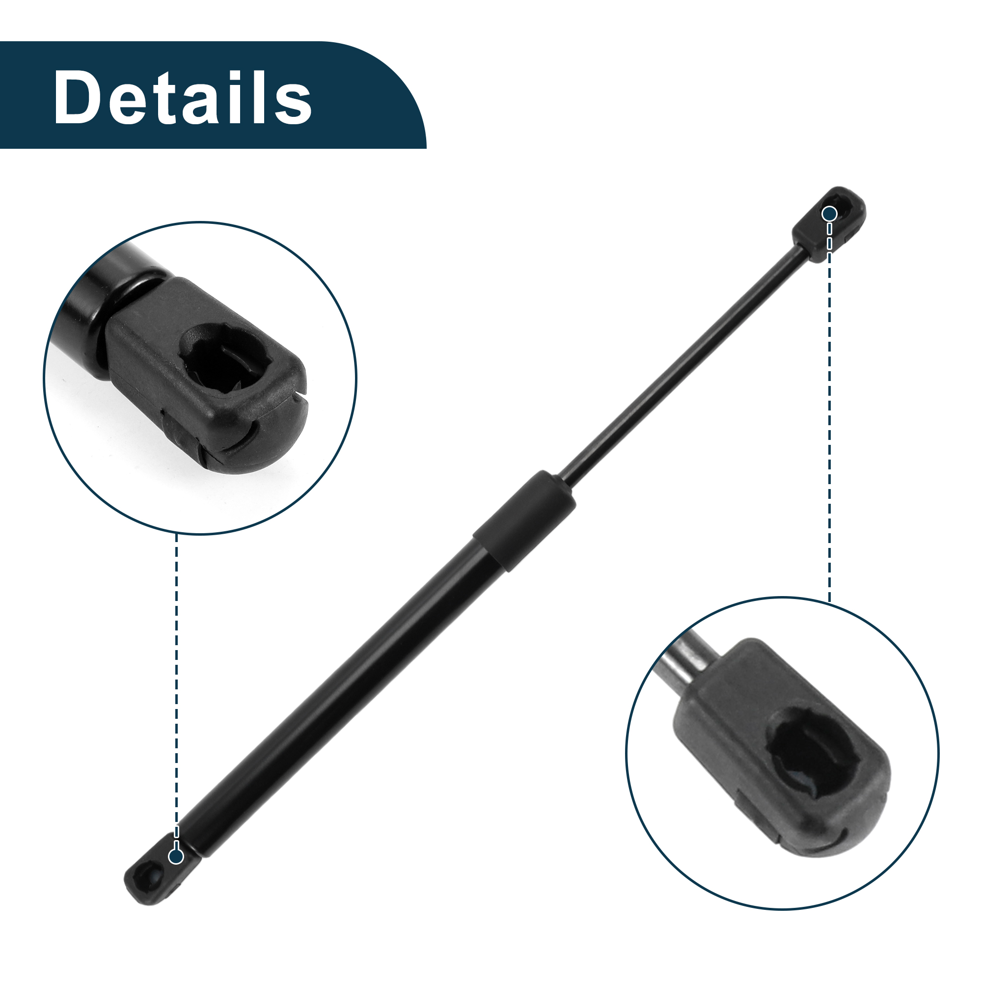 Unique Bargains 2Pcs Lift Supports for Acura TL 2002-2003 No.74145S0KA02 Front Hood