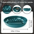 thumbnail image 2 of Vintage Plastic Ashtrays for Cigarettes,Ash Tray for Cigarettes,Cool Home Ashtrays Round With 7 Cigarette Ports,Creative Fireproof Melamine Ashtray,Home Office Ornaments (Multi-Color), 2 of 7