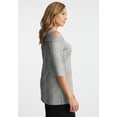 thumbnail image 3 of Jessica London Women's Plus Size Cold Shoulder Top, 3 of 5