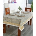 thumbnail image 5 of Ridhi Goldenrod Yellow 70"X118" Rectangle Cotton Hand Block Print Tablecloth Gift for Mom, 5 of 5