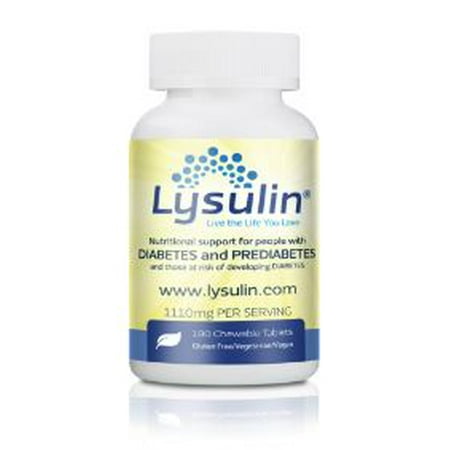 Lysulin® Chewables 180 ct -Nutritional Support for People with Diabetes, Prediabetes and Metabolic (Best Supplements For Prediabetes)