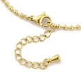 thumbnail image 3 of 304 Stainless Steel Chains Anklet Cubic Zirconia & Shell Charms Anklet Golden Butterfly 8-1/4 inch(21cm), 3 of 3