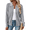 Gray, variant on Cardigans for Women Collared Button Front Cardigan Sweater Long Sleeve Knit Sweaters Casual Lightweight Fall Winter Tops S-2XL