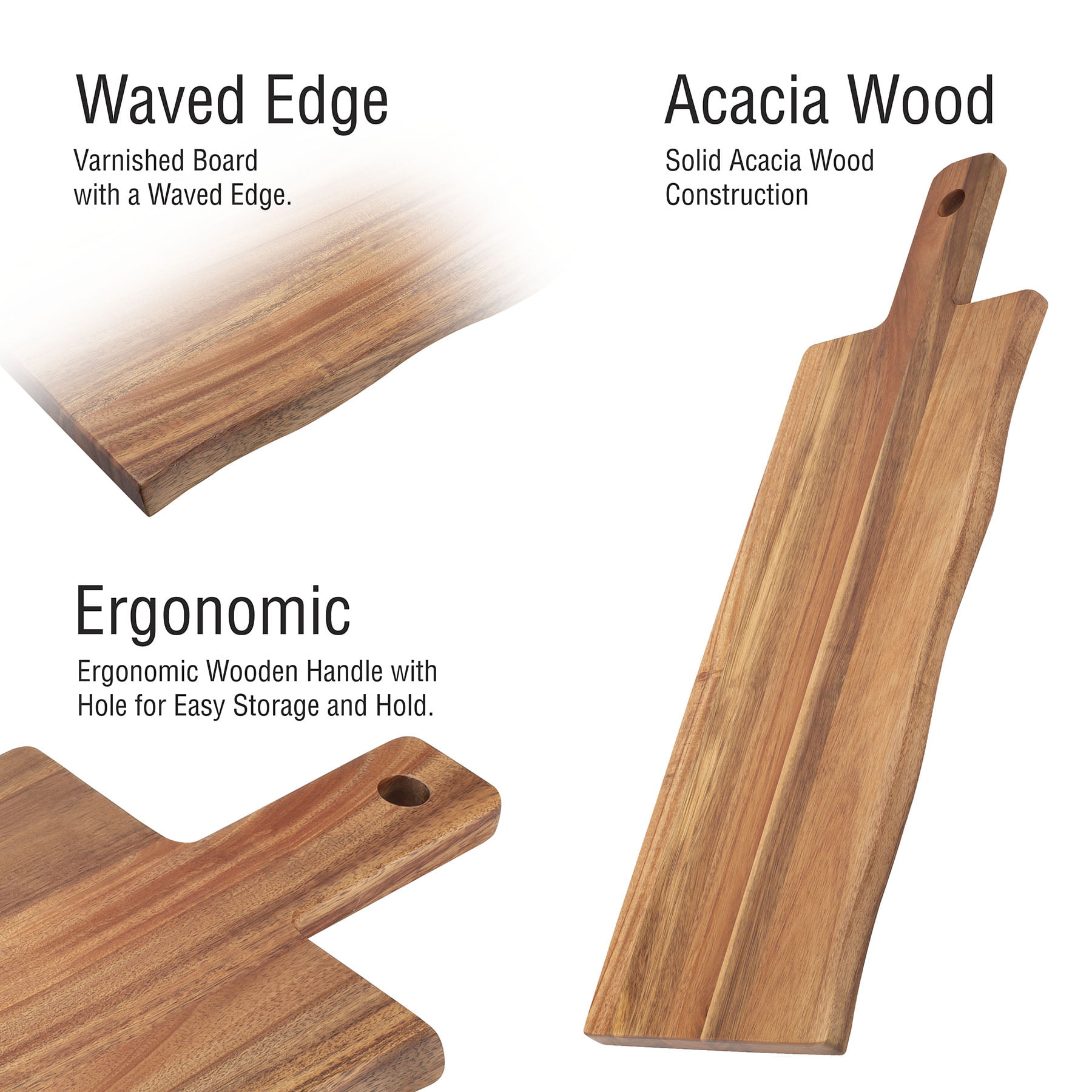 Alto Acacia Wood Cutting Boards (Set of 2)