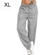 thumbnail image 1 of Jumpingount Pantalones Pantalones deportivos sueltos Pierna recta Pantalones deportivos sueltos Pantalones de chándal casuales para mujer Prendas para la parte inferior del cuerpo Gris claro SG Jumpingount AP002164-04, 1 of 6