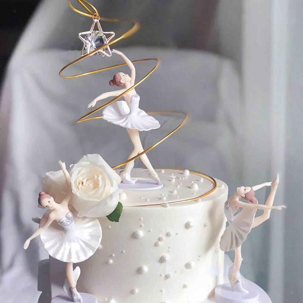 Dancing Ballerinas Topper Cake ( no.126A ) | CAKEINSPIRATION SG
