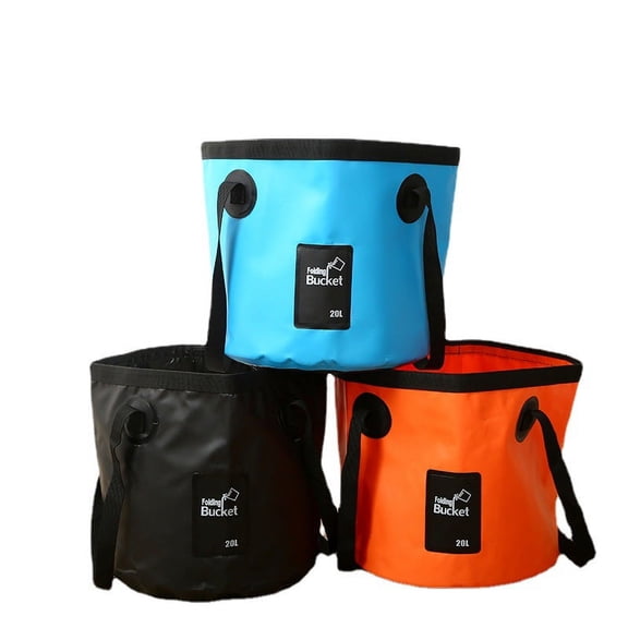 20L Portable Folding Bucket Outdoors Camping Fishing Bucket Car Clean Storage