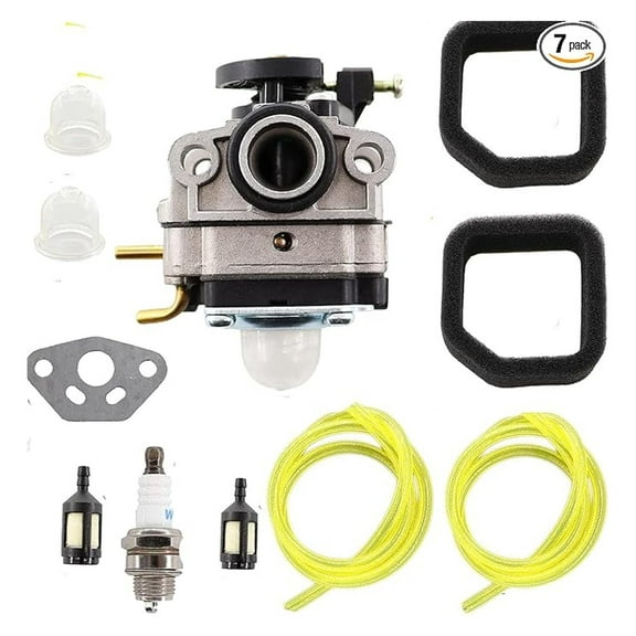 BXTech Carburetor for HY26SST Black Max BM25CSAC Trimmer - 26cc/25cc 2-Cycle Gas String Trimmer Carb Replacement Kit w/ Gasket & Fuel Filters