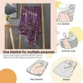 thumbnail image 5 of Yibo 60th Birthday Gifts Blanket Flannel Soft and Comfortable Anti-static Bed Sofa Blanket, 5 of 9