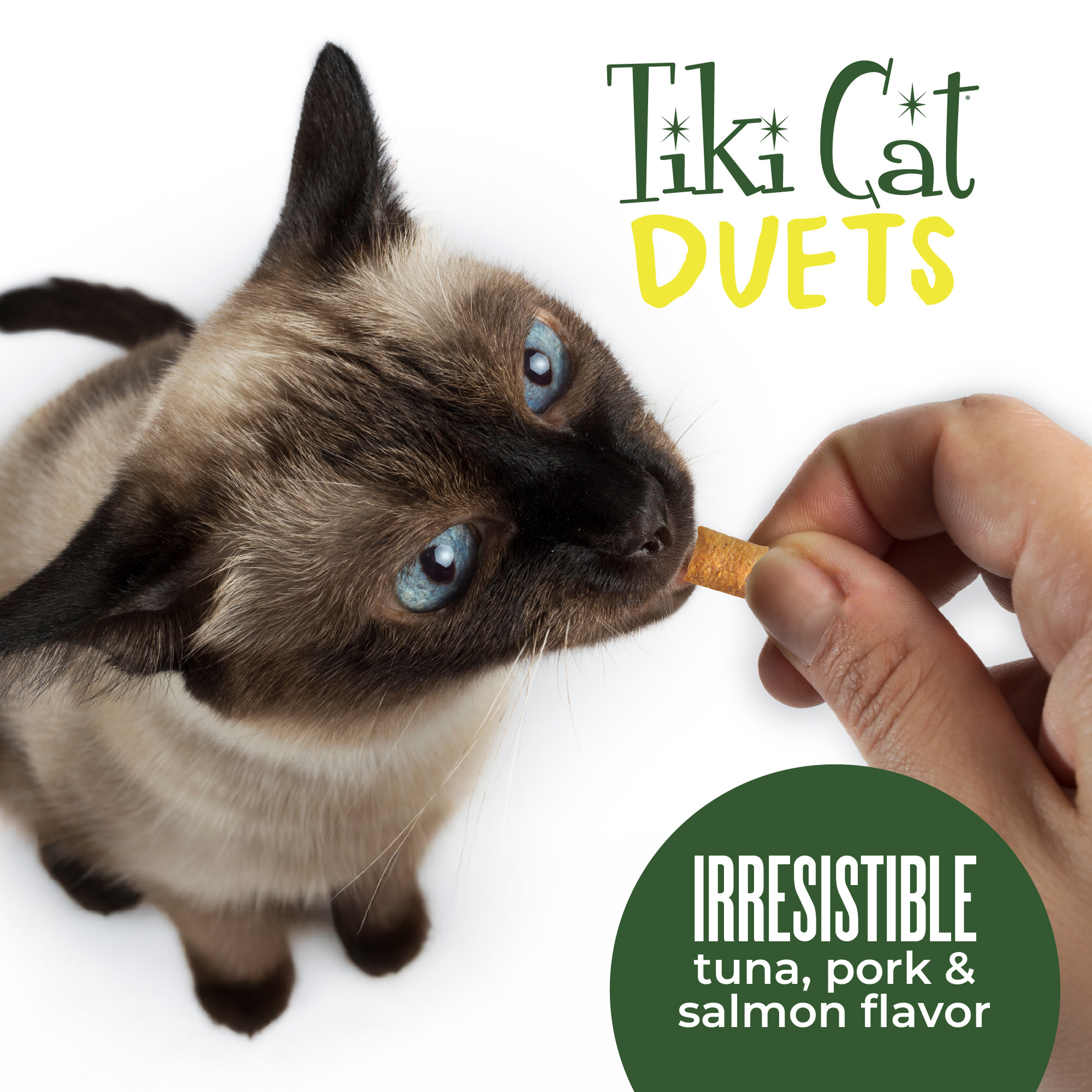 (2 pack) Tiki Cat Duets Cat Treats, Tuna Flavor, 2 oz. Pouch