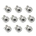 thumbnail image 1 of GOOHOCHY 10pcs aleación tallada campana colgantes DIY encantos fabricación de joyas accesorio para collar pulsera (plata antigua), 1 of 7