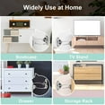 thumbnail image 4 of WSBArt 10 Pack Anti Tip Furniture Anchors for Baby Proofing, Metal Furniture Straps Securing 400 lbs/Prevent Falling Furniture for Child Pet Safety, Earthquake Straps, 4 of 7