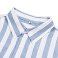 thumbnail image 2 of Thrilos Button Up Shirts for Men Striped Long Sleeve Tops Casual Button Down Shirts Business Dress Shirts, 2 of 7