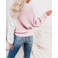 thumbnail image 2 of Round Neck Color Block Sweater, 2 of 2
