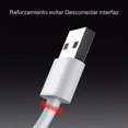 thumbnail image 4 of Cable USB Micro Mornwell Blanco Carga Rápida Compatible con Galaxy S7 S6 Edge S5 Note 5 4 Xiaomi Red, 4 of 8