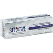 Crest 3D White Fluoride Anticavity Toothpaste 0.85 oz (Pack of 4)