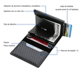 thumbnail image 3 of Xtellar Color Negro Carteras De Hombre Protección Tarjetero Aluminio Wallet Rfid, 3 of 3