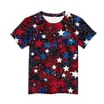 thumbnail image 2 of Cethrio Boys 4th of July T-shirts, Soft Short Sleeve Summer Casual Graphic Tees Multicolor Size 14-16, 2 of 4