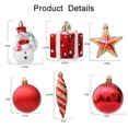 thumbnail image 4 of Christmas Tree Balls Red Candy Cane Hanging Ornament Big Pendants Set Christmas Decorations For Home 2024 Natal Navidad New Year, 4 of 5