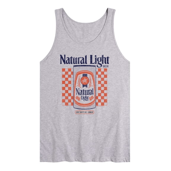 Natural Light - Checker - Men's Tank Top