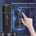 thumbnail image 6 of Travel Portable Electric Kettle, Stainless Steel Car Coffee Warmer Kettle 500ML, Intelligent Temperature Regulation, DC12V-24V Universal USB Port Constant Temperature Mode, Boiling Auto Shutdown, 6 of 8