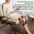 thumbnail image 4 of Masseur de Genou, Sangle Réglable Sans Fil Chauffant et Vibrant pour Voyage, 4 of 7
