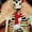 B, variant on Kumdkd 12 Foot Skeleton Christmas Outfit Santa Scarf Set with Adhesive for Heavy Secure Outdoor Decorations