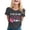Grey, variant on Womens T shirts Crew Neck Short Sleeve Letter Graphic Print Basic Tee Tshirt