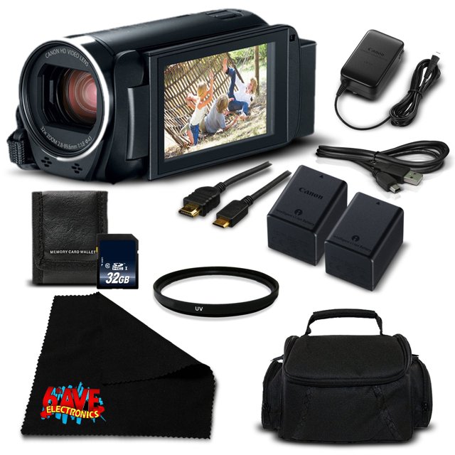 Canon VIXIA HF R800 Camcorder (Black) Full HD 1080p - Silver Level Bundle