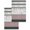 Grey Pink, variant on Blue Brown Stripes Kitchen Dish Towels for Drying Dishes Set of 3, Abstract Geometric Spring Flowers Country Waffle Weave Microfiber Hand Tea Bathroom Towels Quick Dry & Absorbent Towel 12x12