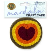 Angle View: Lion Brand Mandala Craft Cake Yarn-Fall Leaves