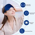 thumbnail image 3 of Double-sided imitation silk eye mask, elastic lunch break, sleep shading eye mask-style:style4;, 3 of 5