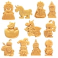 thumbnail image 5 of Waffle Wow Fantasy Castle Waffle Maker: Hornea y Construye Castillo de Waffles O Panqueques con Forma de Ladrillos, Caballeros, Princesas, Dragones y Más, Hierro Eléctrico Antiadherente con 4 Platos E, 5 of 5