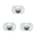 thumbnail image 1 of Advancent Rueda autoadhesiva Rueda de polea adhesiva de 360 grados Rodillo de plástico blanco Type1 NO1, 1 of 6