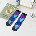 thumbnail image 6 of Lsque Geometry Dash Printed Crew Socks, Moisture-Wicking Socks, Athletic Socks for Men Breathable Cushion Socks Casual Sport Socks for Running Traveling, 6 of 6