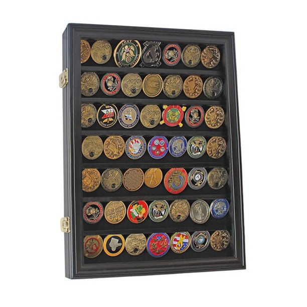 Souvenir Coin Display Medal Rack Cassette Black RT