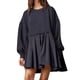 thumbnail image 1 of Vestido sudadera oversize para mujer - Manga larga, cuello redondo, corte holgado - Minivestido informal para todas las ocasiones, 1 of 3