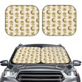 thumbnail image 2 of Sikiie Frogs Print Foldable Car Windshield Sun Visor, Car Window Sunshade Suitable for Sedan, SUV and Truck Car Accessories-Medium, 2 of 6
