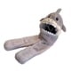 thumbnail image 5 of Gorro de peluche de invierno, bufanda, guantes, gorro de animal, bufanda, manoplas, conjunto, bufanda con capucha, gorro cálido Gris, 5 of 9