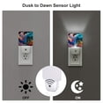 thumbnail image 3 of Salouo Vibrant Fluid Motion Art for Night Lights Plug into Wall 1 Pack, 0.5W Plug in Night Light with Dusk-to-Dawn Light Sensor LED Nightlight for Bathroom, Adult, Hallway-US, 3 of 7