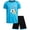 Blue Game Changer, variant on Pro Athlete Boys Shorts Set - 2 Piece Athletic Performance T-Shirt and Gym Shorts Activewear Set