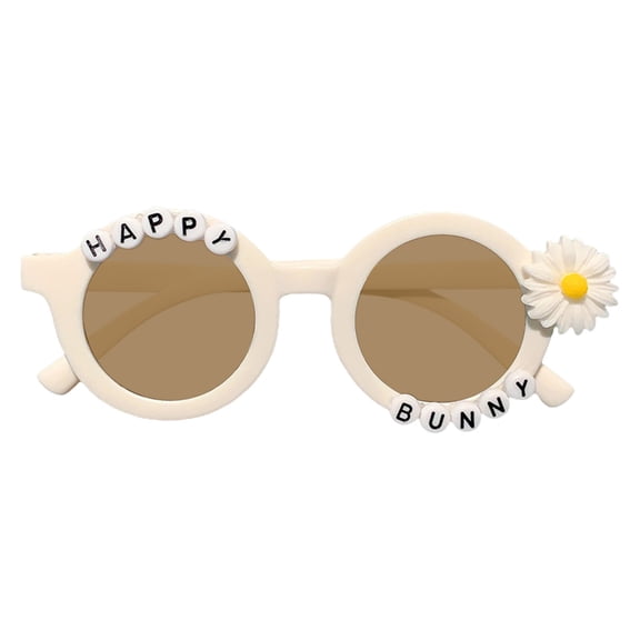 Round Frame Kids Sunglasses With Uv Protection For Summer Outdoors