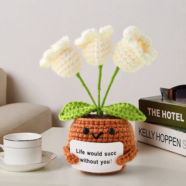 Patate Positive Français Porte Clé Poupée Positive Tricotée Main - Mini Peluche Porte-Bonheur - Cadeau Encouragement Anti-Stress Pomme De Terre Patate Positive Français Porte Clé Poupée Positive Tricotée Main - Mini Peluche Porte-Bonheur - Cadeau Encouragement Anti-Stress Pomme De Terre