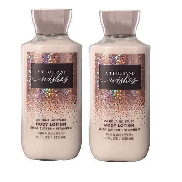 Loción corporal Bath and Body Works A Thousand Wishes, 240 ml x 2