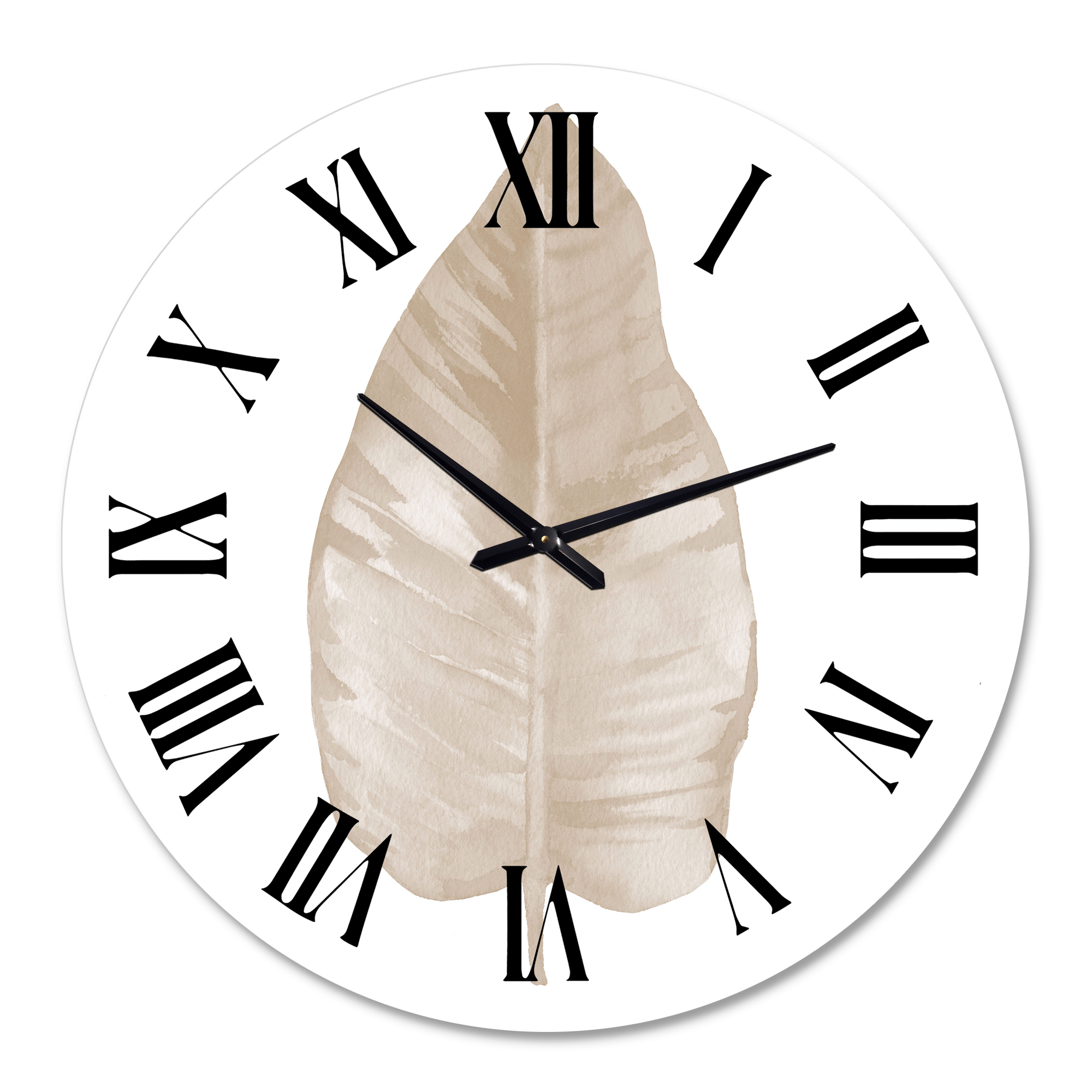 Designart 1 in Quartz Traditional Wall Clock