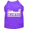 Pet Dog Cat Shirt Screen Printed, "Chicago Skyline"