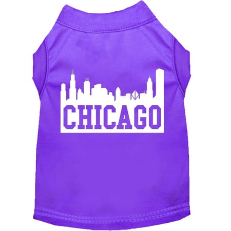 Pet Dog Cat Shirt Screen Printed, "Chicago Skyline"